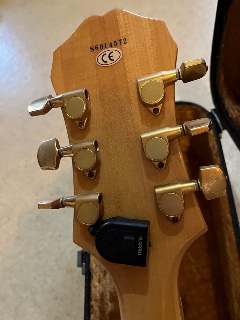 ジ*ー様 Epiphone Joe Pass フルアコ ナチュラル　ハードケース