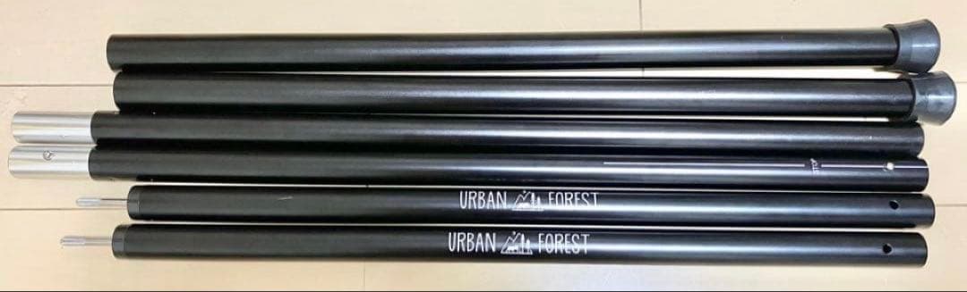 URBAN FOREST テントポール ブラック