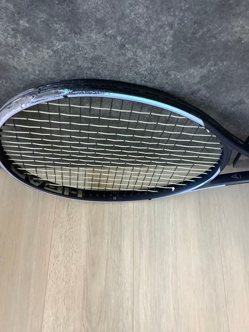 ヘッドグラビティー ストリング ナチュラル 付 タッチトニック レザーグリップ