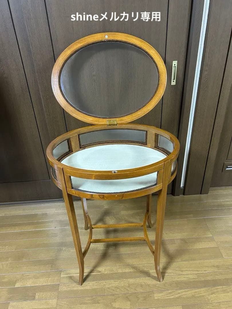 【イタリア製】ヨーロッパ購入品　アンティーク　コレクション　テーブル　オーバル