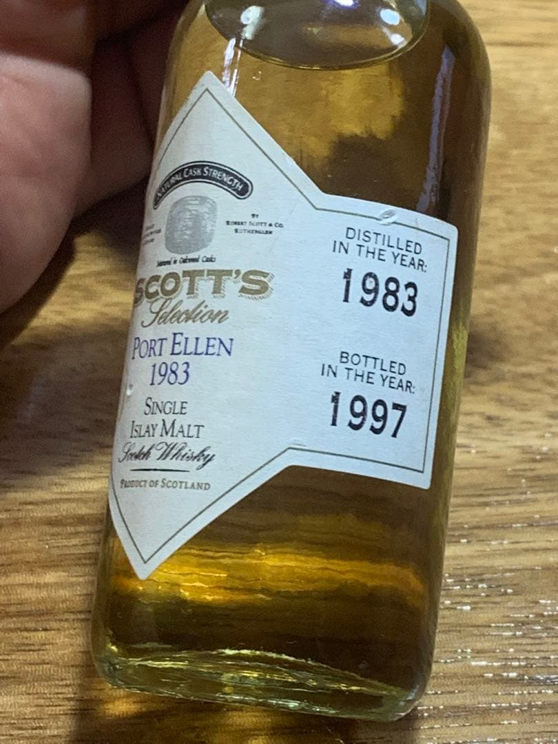 ポートエレン　14年　SCOTT´S ミニボトル　ミニチュアボトル