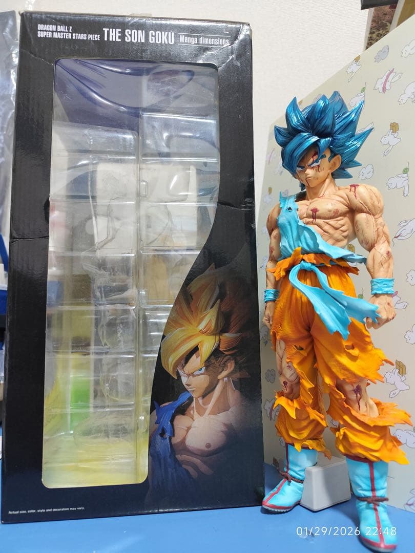 孫悟空 SMSP リペイント 超サイヤ人ブルー 3D塗装