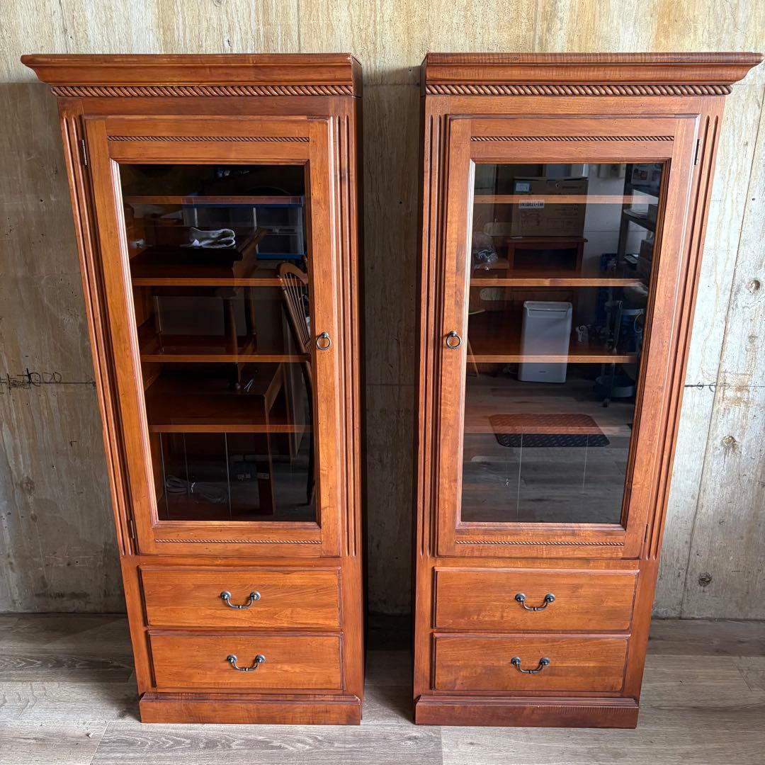 ETHAN ALLEN オーディオキャビネット　左右セット USAヴィンテージ