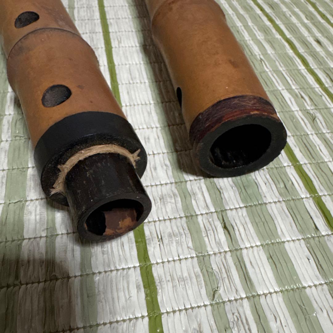 尺八　シャクハチ　藤沢鈴昭　刻印　約55cm 和楽器