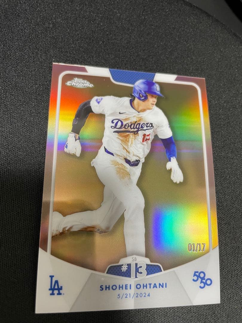【17枚限定/ファーストナンバー】大谷翔平 Topps 50/50