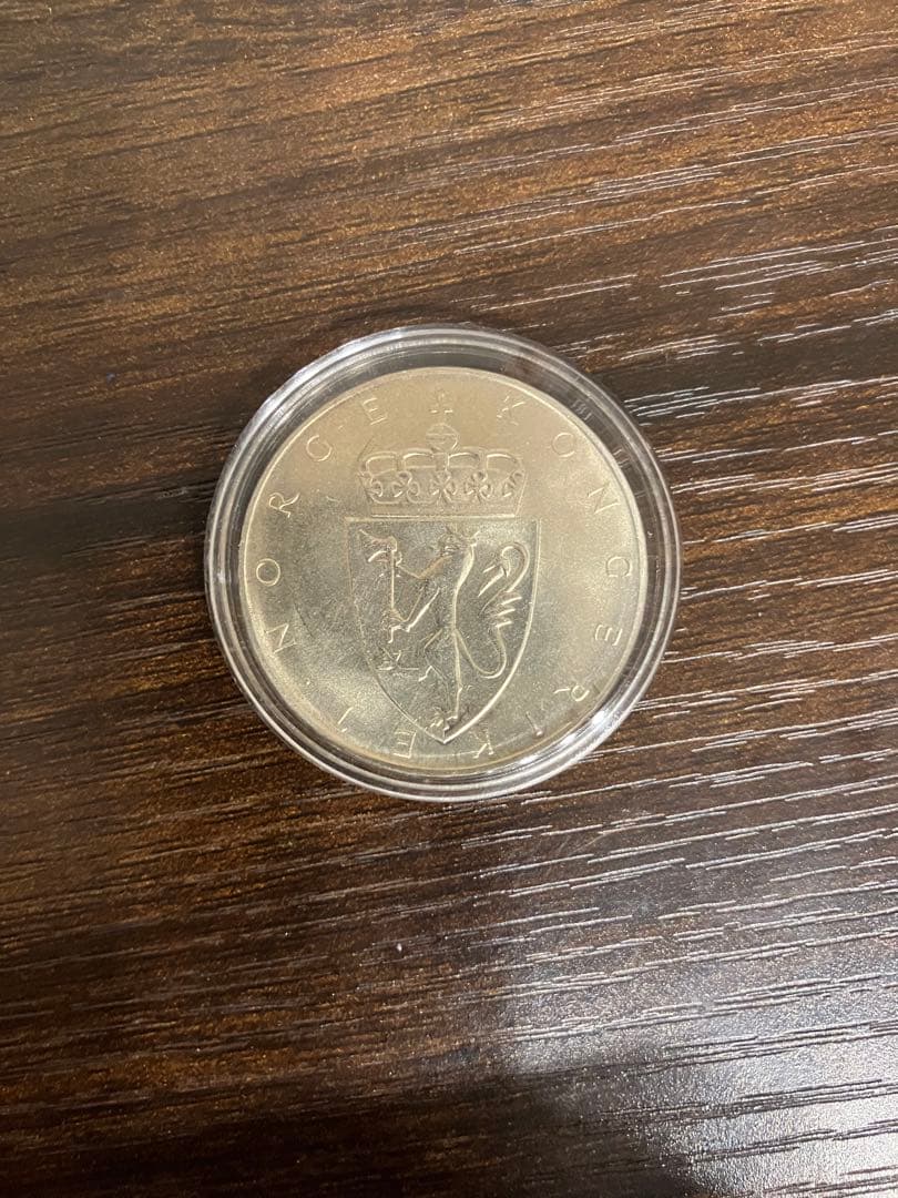 ノルウェー　憲法150年　10クローネ　銀貨