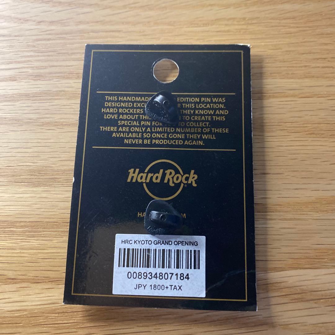 【未使用】ハードロックカフェ　バッチ KYOTO GRAND OPENING