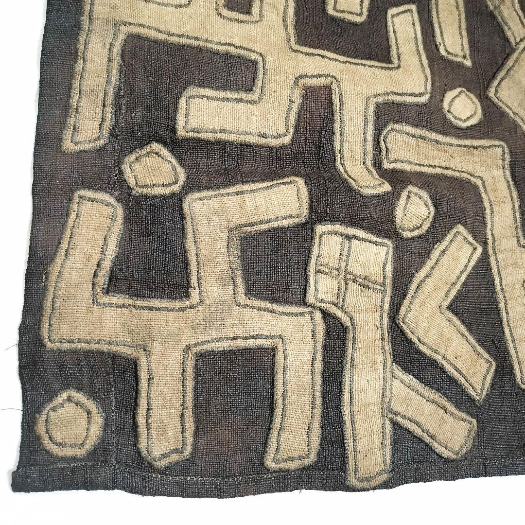 アンティーク　ラフィア　クバ布　 クバ族 アフリカ