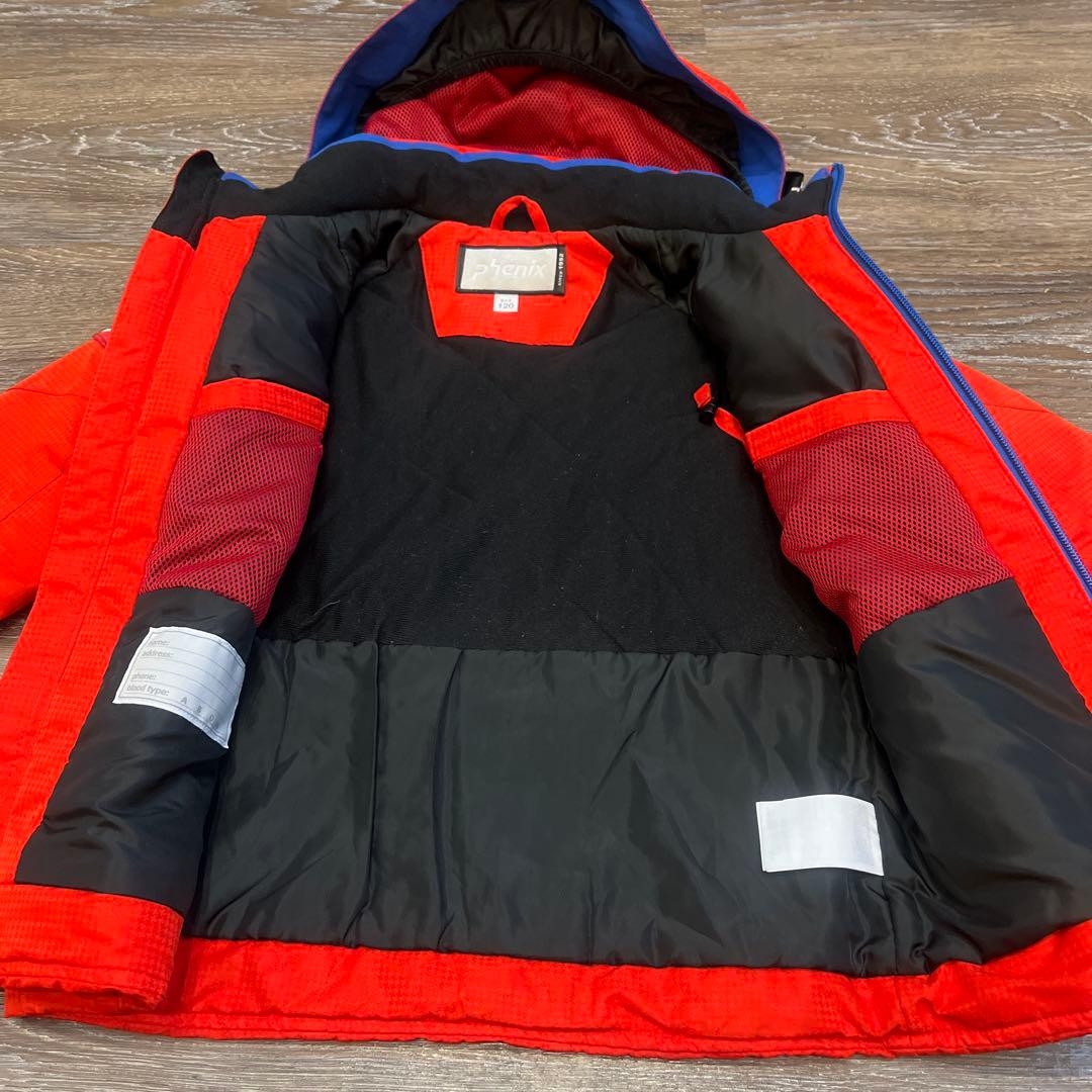 フェニックス 120 男の子　女の子　スキーウェア　美品　セットアップ