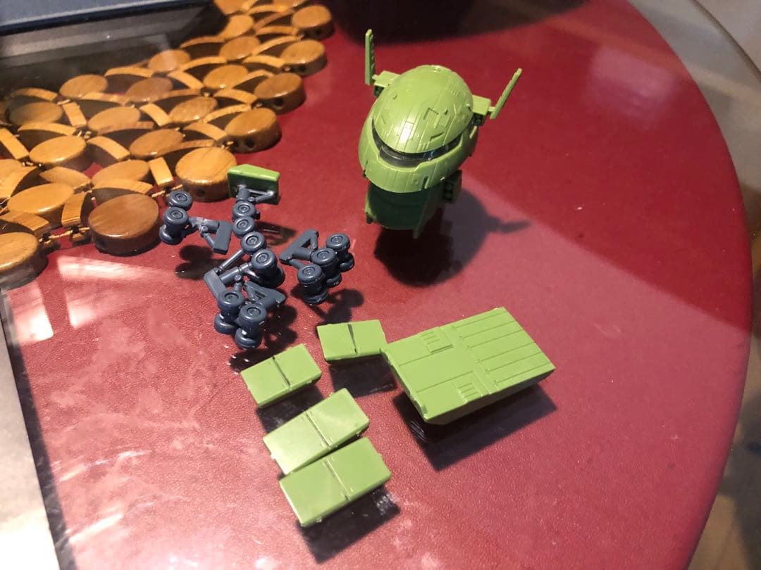 ムサイ　1/400 仮組　レアプラモデル　ガンダムコレクションNEO その1