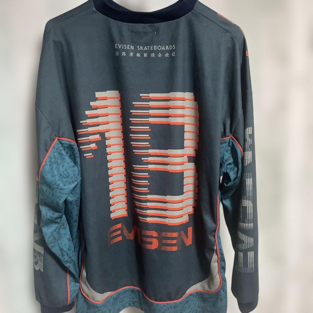 Evisen ダークブルー 長袖シャツ 18