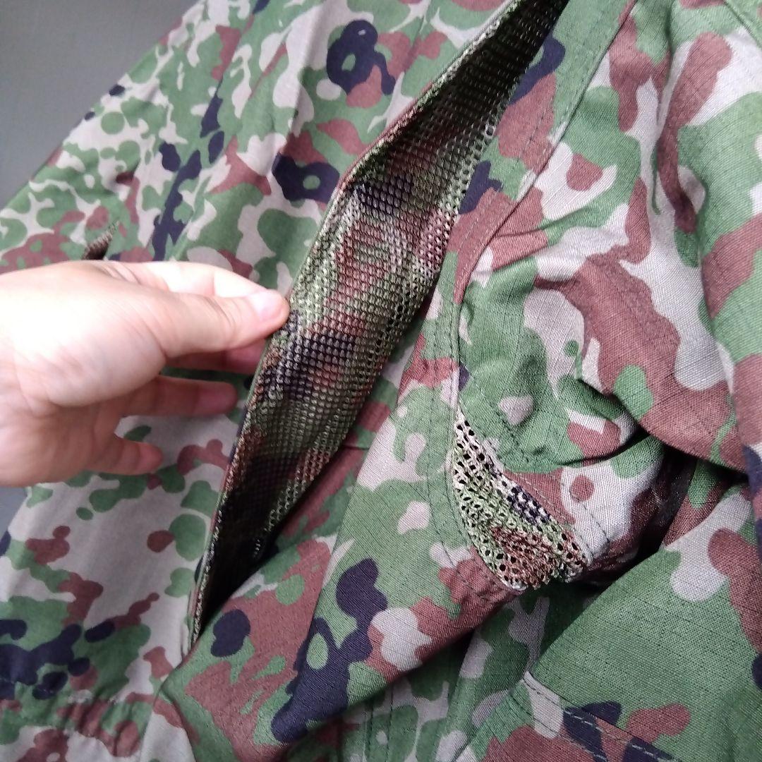 迷彩服戦闘服　装甲用4B 一式　ベルト付　別途ウエストベルト付