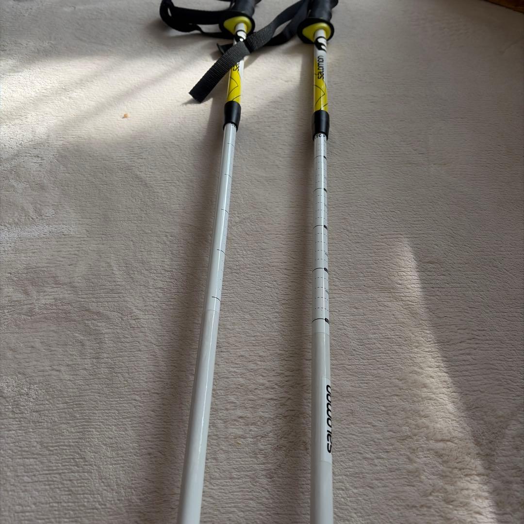 SALOMON サロモン★スキーストック★伸縮ポール★100cm〜123cm