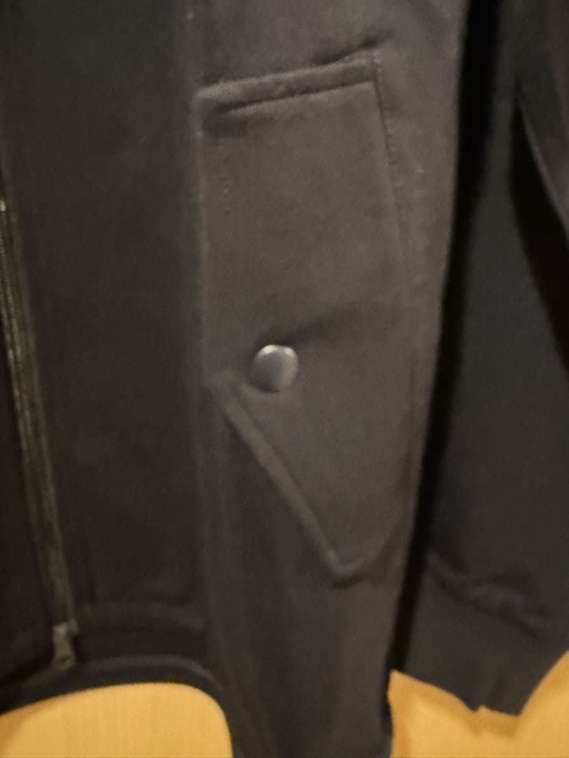 MUTA ネイビー ジップアップジャケット　XL