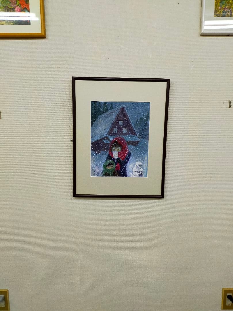 雪昏れて…飛騨白川郷にて