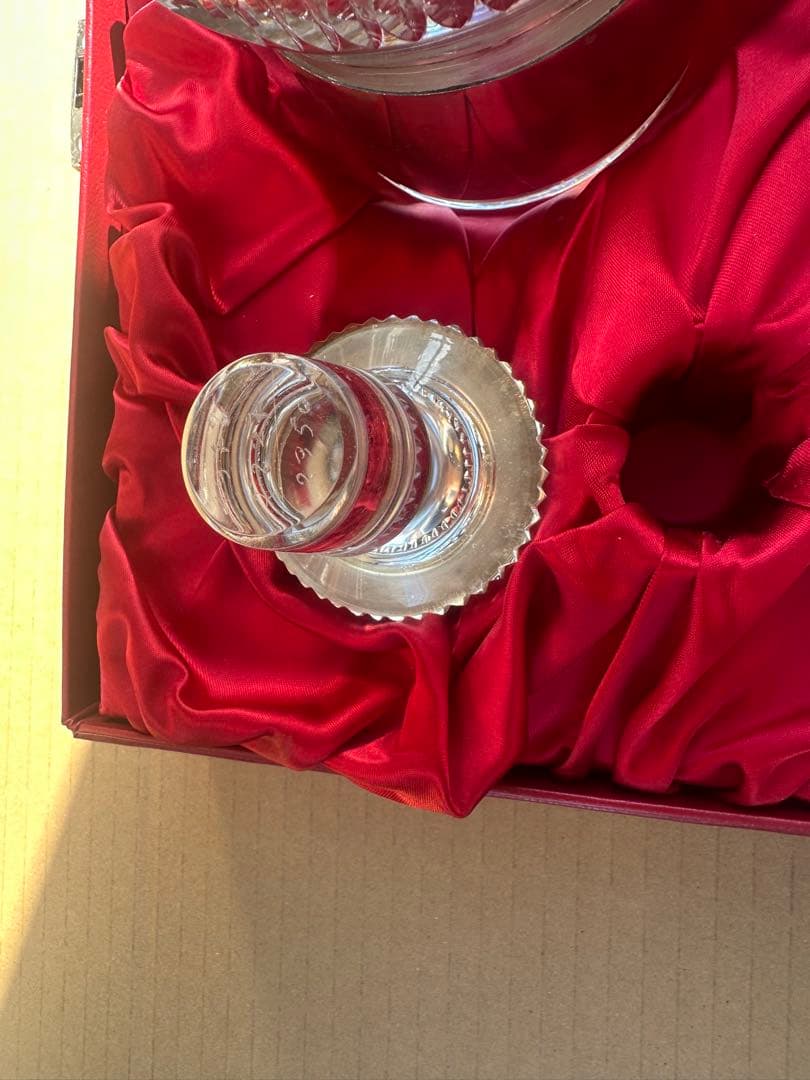 カミュ CAMUS バカラボトル シルバートップ 空瓶 化粧箱