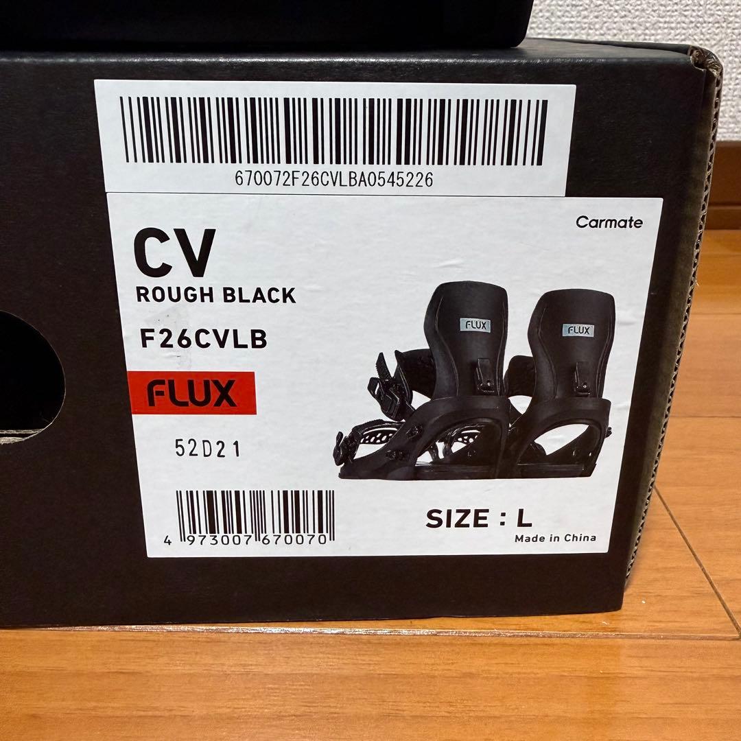 2025/2026 フラックス FLUX CV ブラック ビンディング L