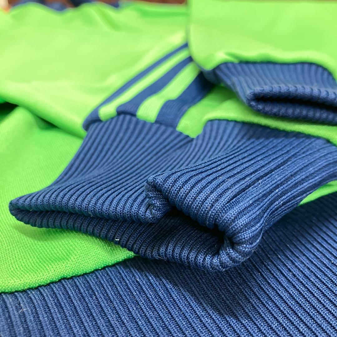 ⑱adidas トラックジャケット 5号70s 80s デサント製 グリーン