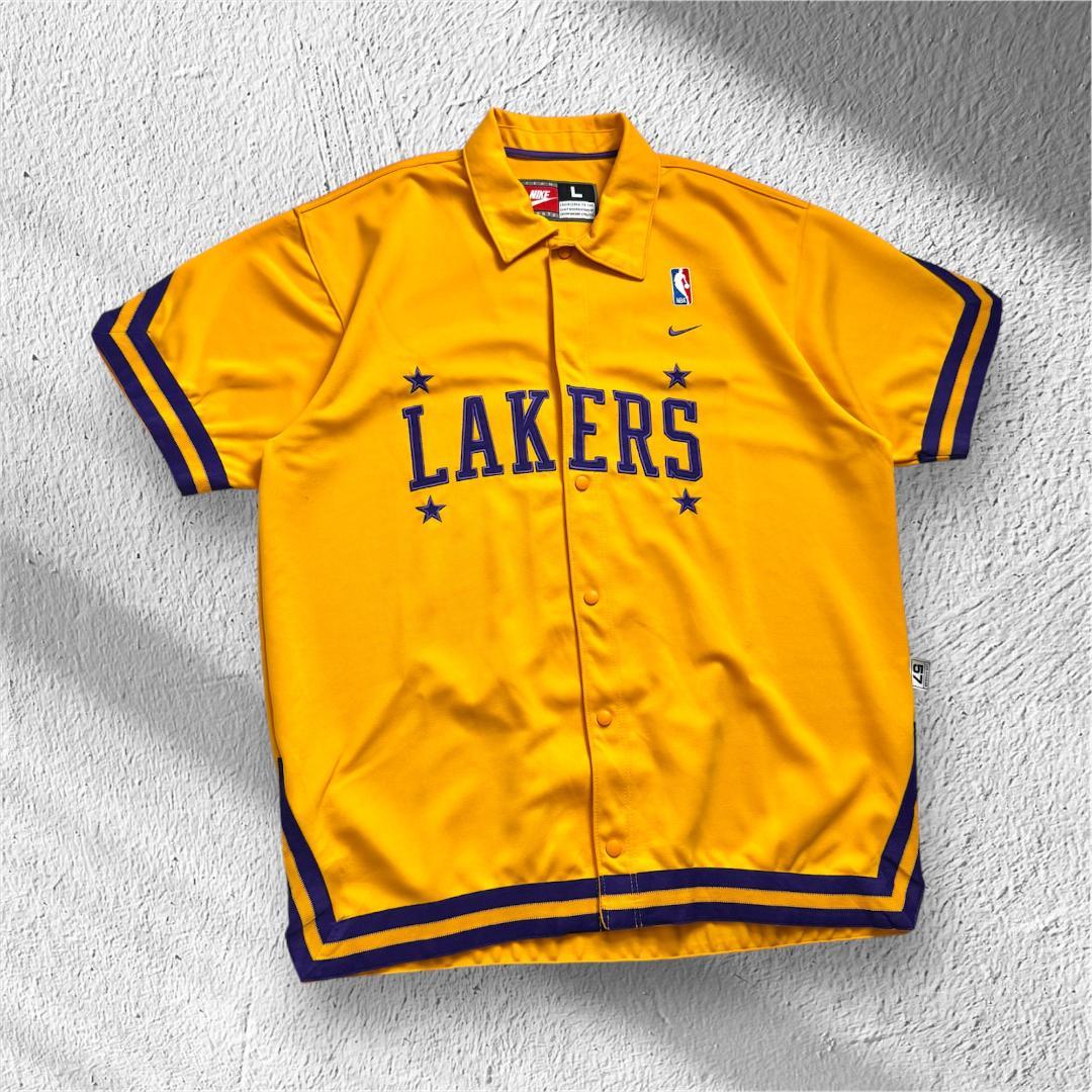 【海外限定モデル☆レイカーズ☆】ナイキ NBA刺繍 ウォームアップ ジャージ