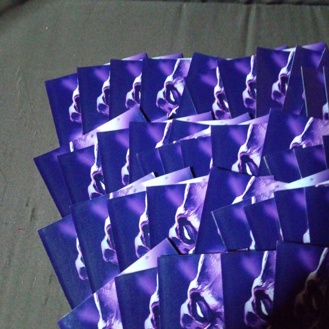 希少 髑髏 スリーブ ウルトラプロ 紫 46枚 どくろ