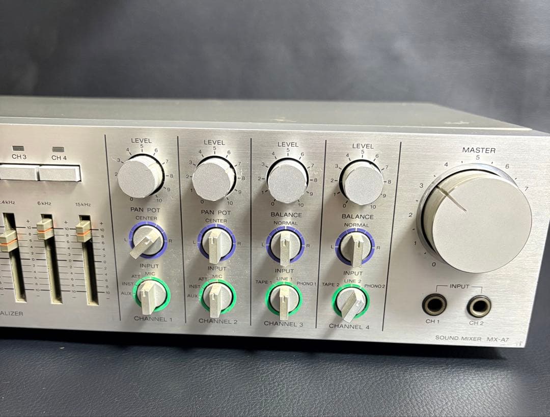 【通電確認済】ソニー　サウンドミキサー　MX-A7 ビンテージ