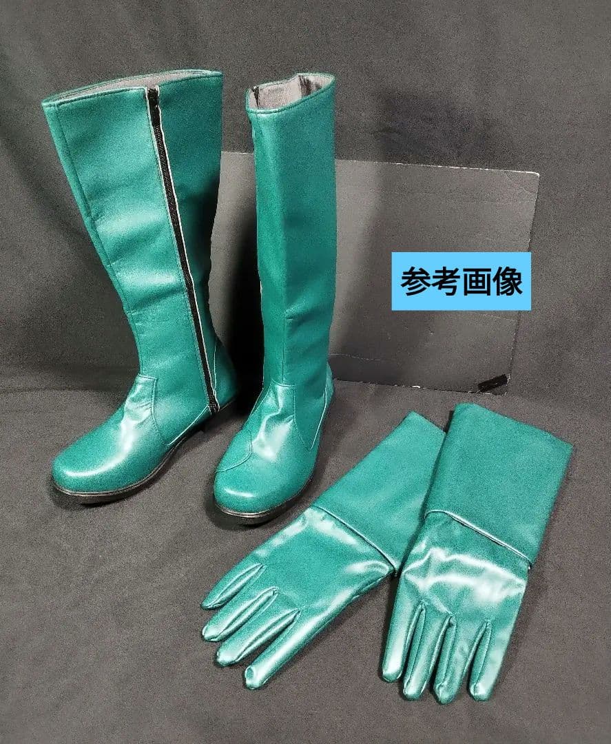 ★中古品 スーツ ズボン上着 Lサイズ コスプレ 革ジャン 特撮ヒーロー レザー