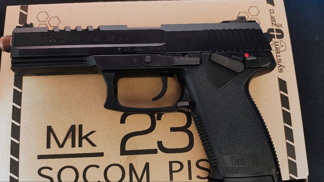 【冬でも最強】KSC Mk23 CO2 ガスブローバック【ほぼ新品・試射のみ】