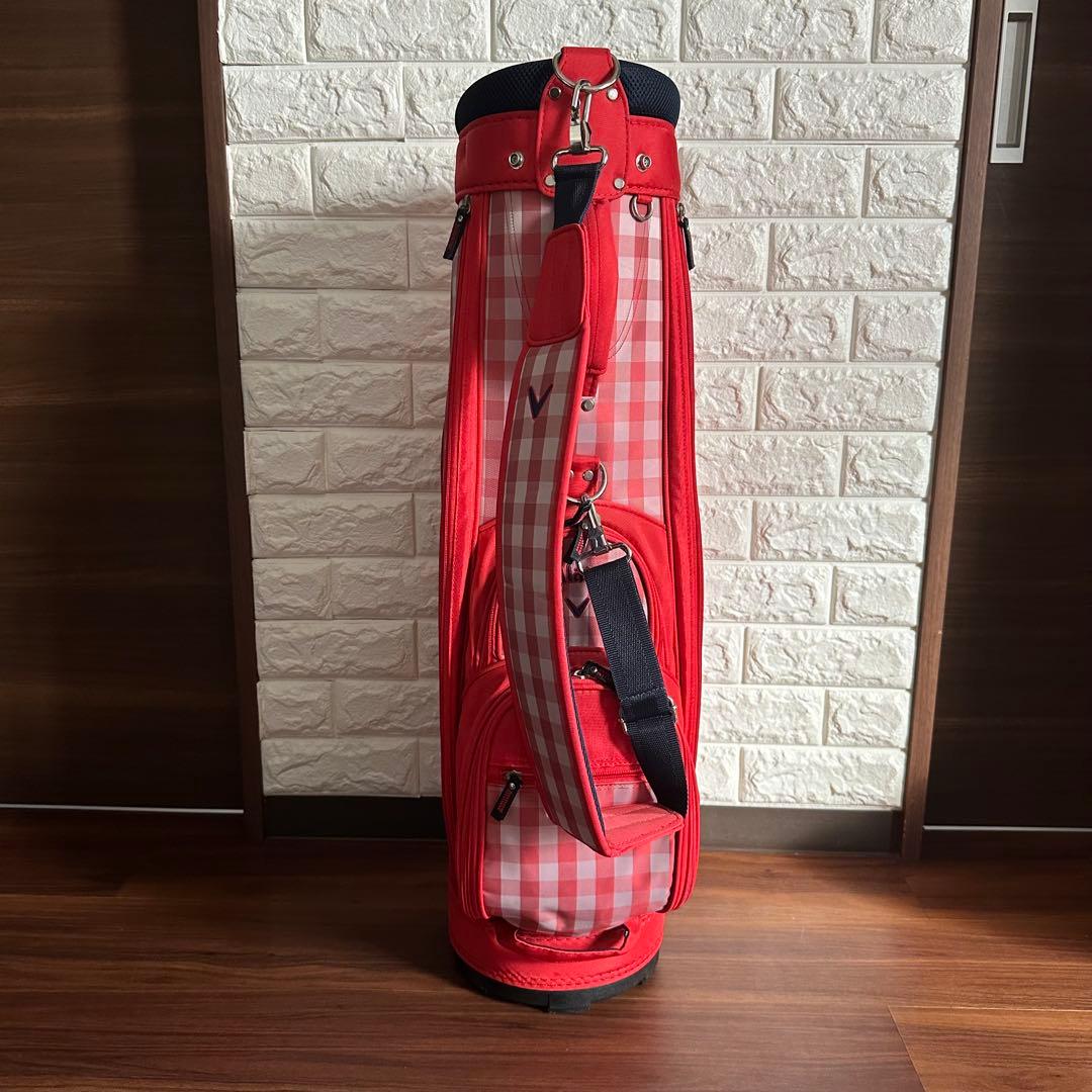 キャロウェイ キャディバック レッドチェック 8型 Callaway