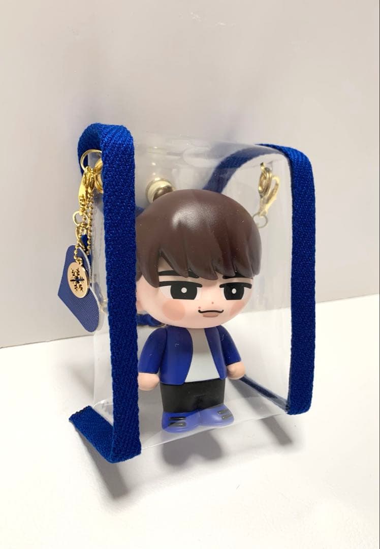 ゆうこ　すのチルソフビポーチ　青　Man 渡辺翔太　チルぬい