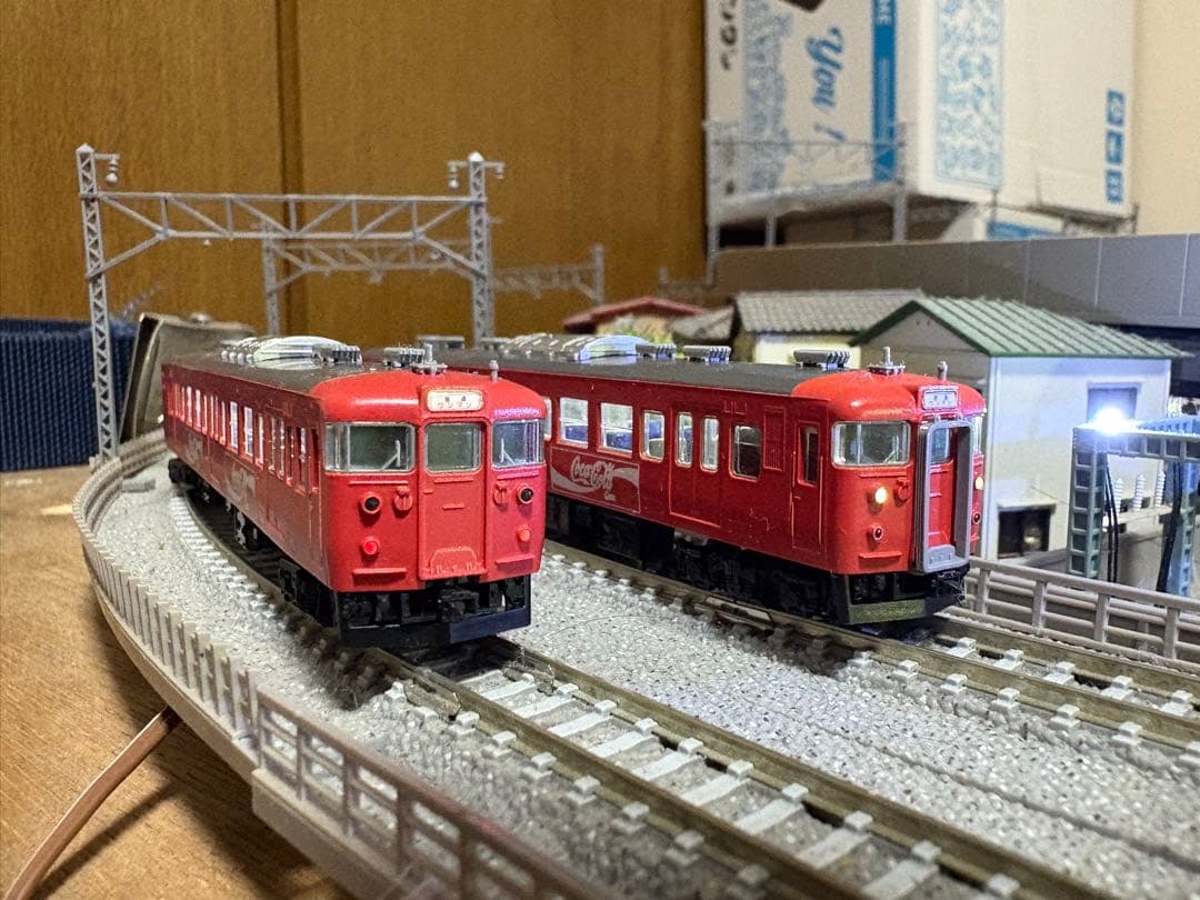 nゲージ TOMIX 115系1000番台　長野局コカコーラ電車　塗り替え品