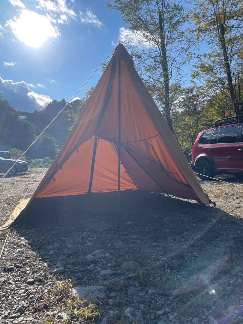 WAQ AlphaTC テント 二又ポール付き