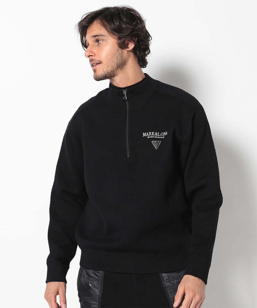 MARK & LONA CD11-CMZK | メンズ ブラック セーター