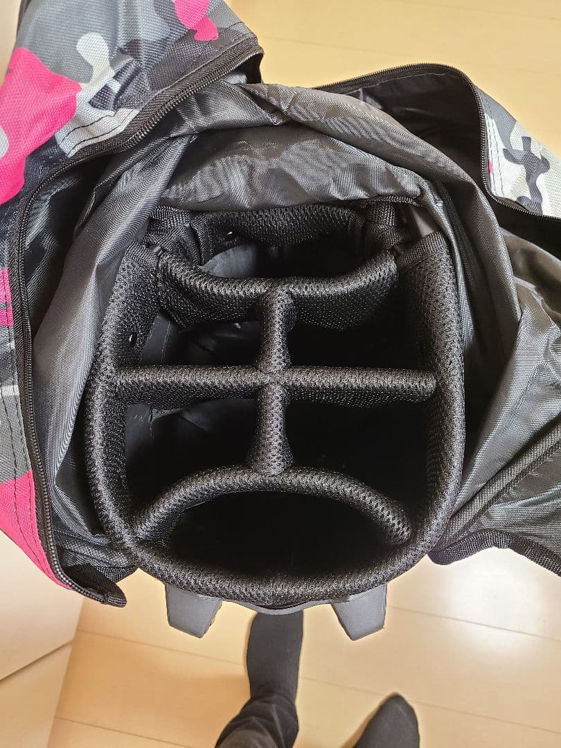 Pykes Peak スタンドゴルフバッグ カモフラージュピンク　未使用