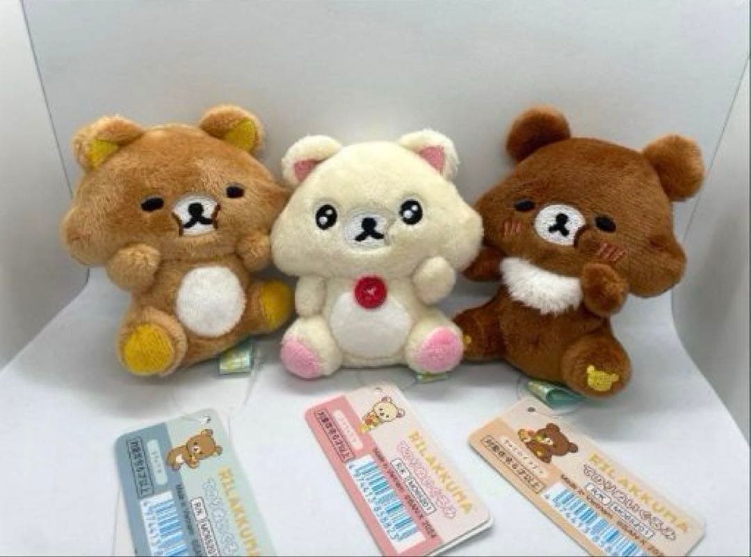 新品　リラックマ　てのり　ぬいぐるみ　みんなでまんぷくまくまく　6個セット