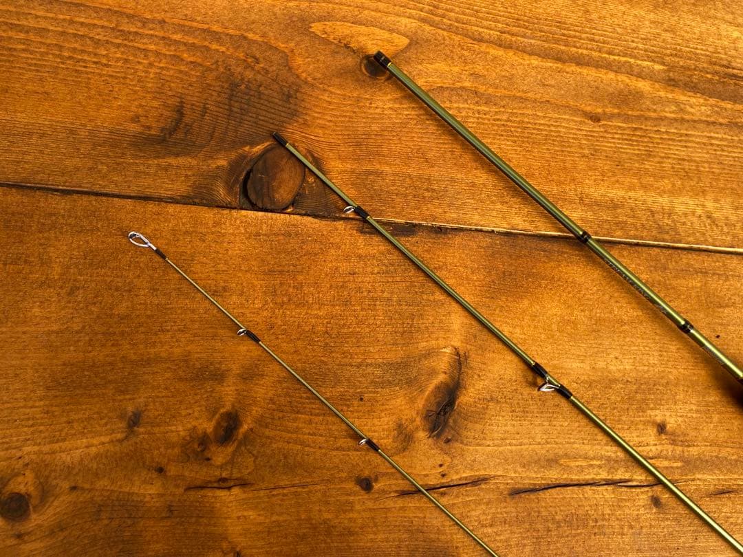 トラウトロッド　ベイトロッド　4ft7inch 渓流釣り　岩魚　ウッドグリップ