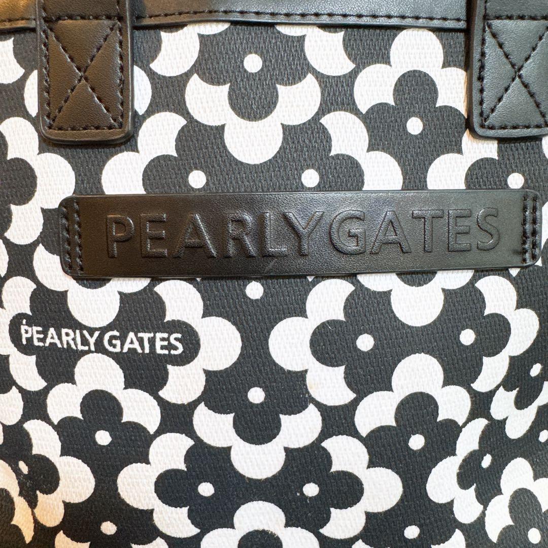 PEARLY GATESパーリーゲイツ　ジオメトリック　花柄　カートバッグ