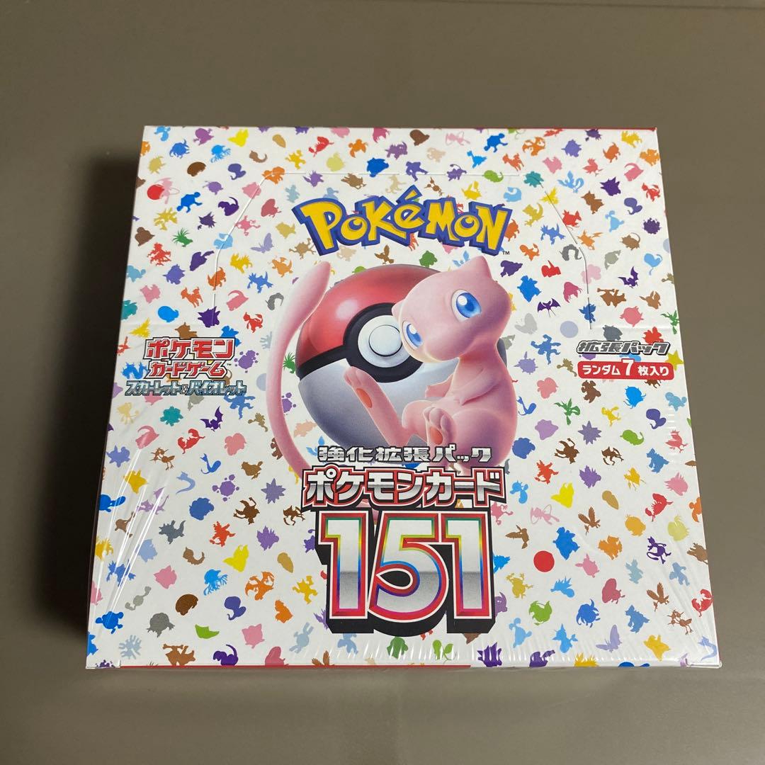 ポケモンカードゲーム 151 box セット　引退品　シュリンク付き