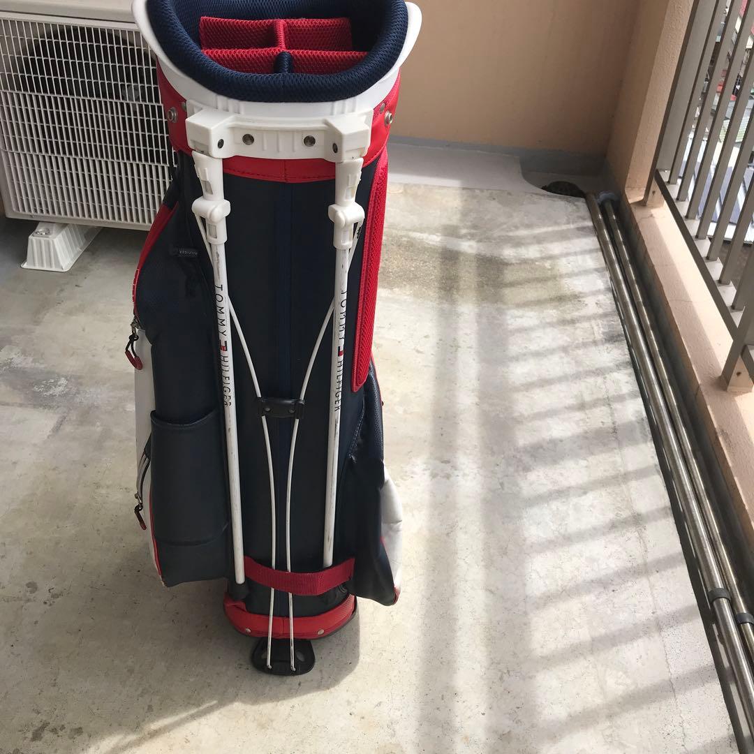   ゴルフ　ゴルフバッグ ネイビー/ホワイト/レッド