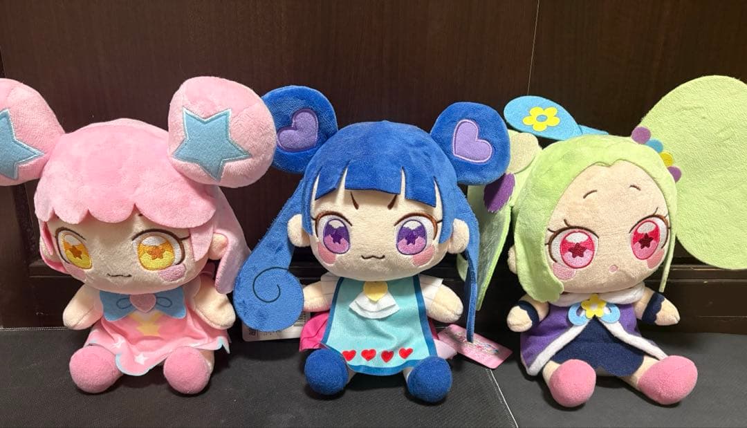 キラッとプリチャン おすわりぬいぐるみ キラッCHU メルパン ラビリィ セット