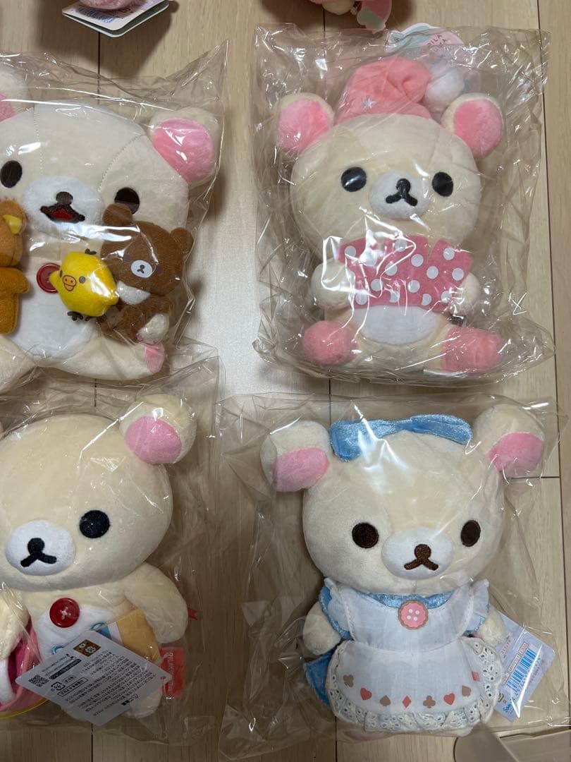コリラックマ　タグ付きぬいぐるみ　10点セット