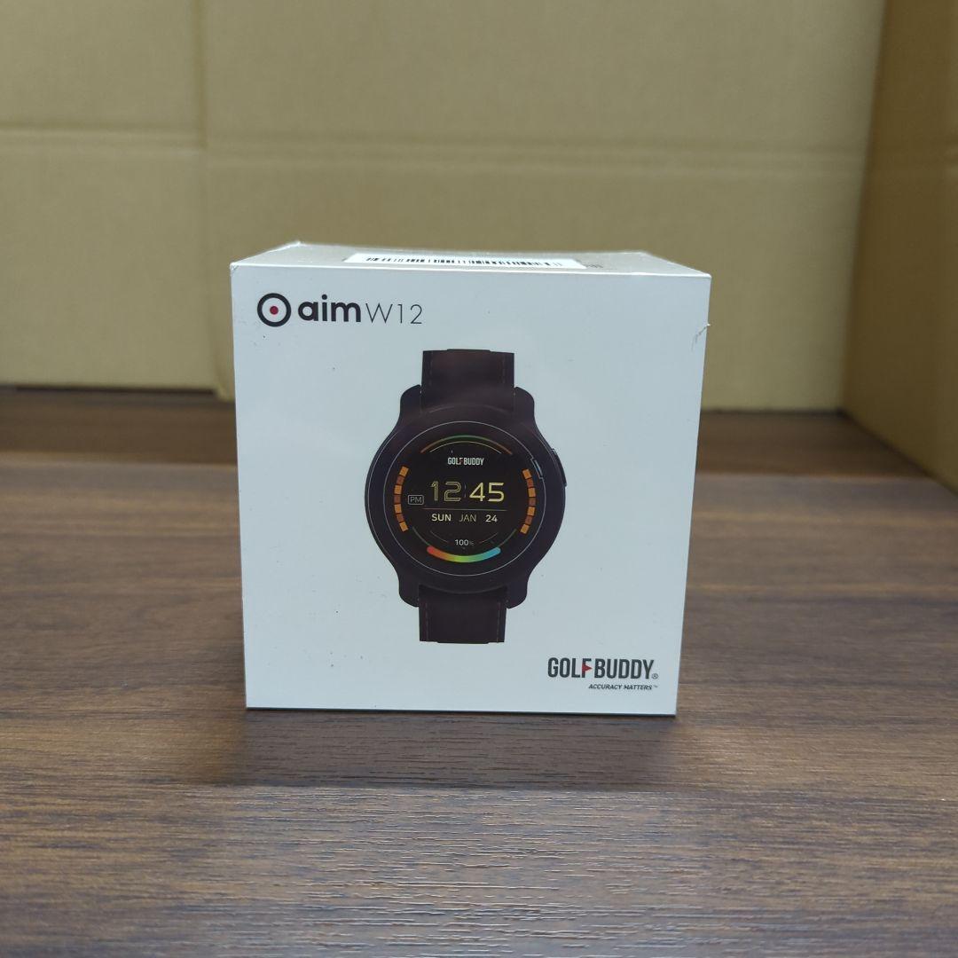 ゴルフバディー　aim W12 フルカラー タッチ ゴルフウォッチ 新品