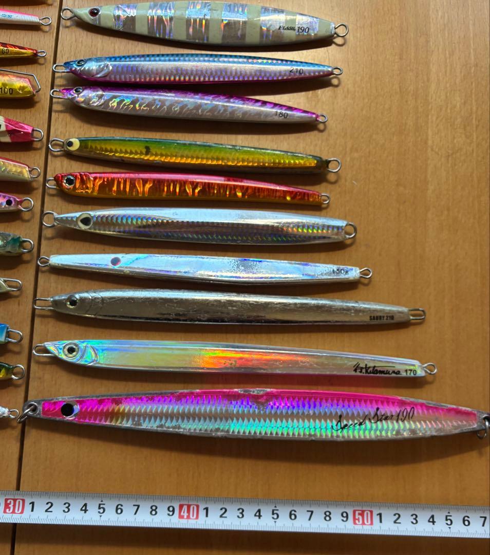 メタルジグ　ジグケース　28本セット　まとめ売り　青物、タチウオ 等