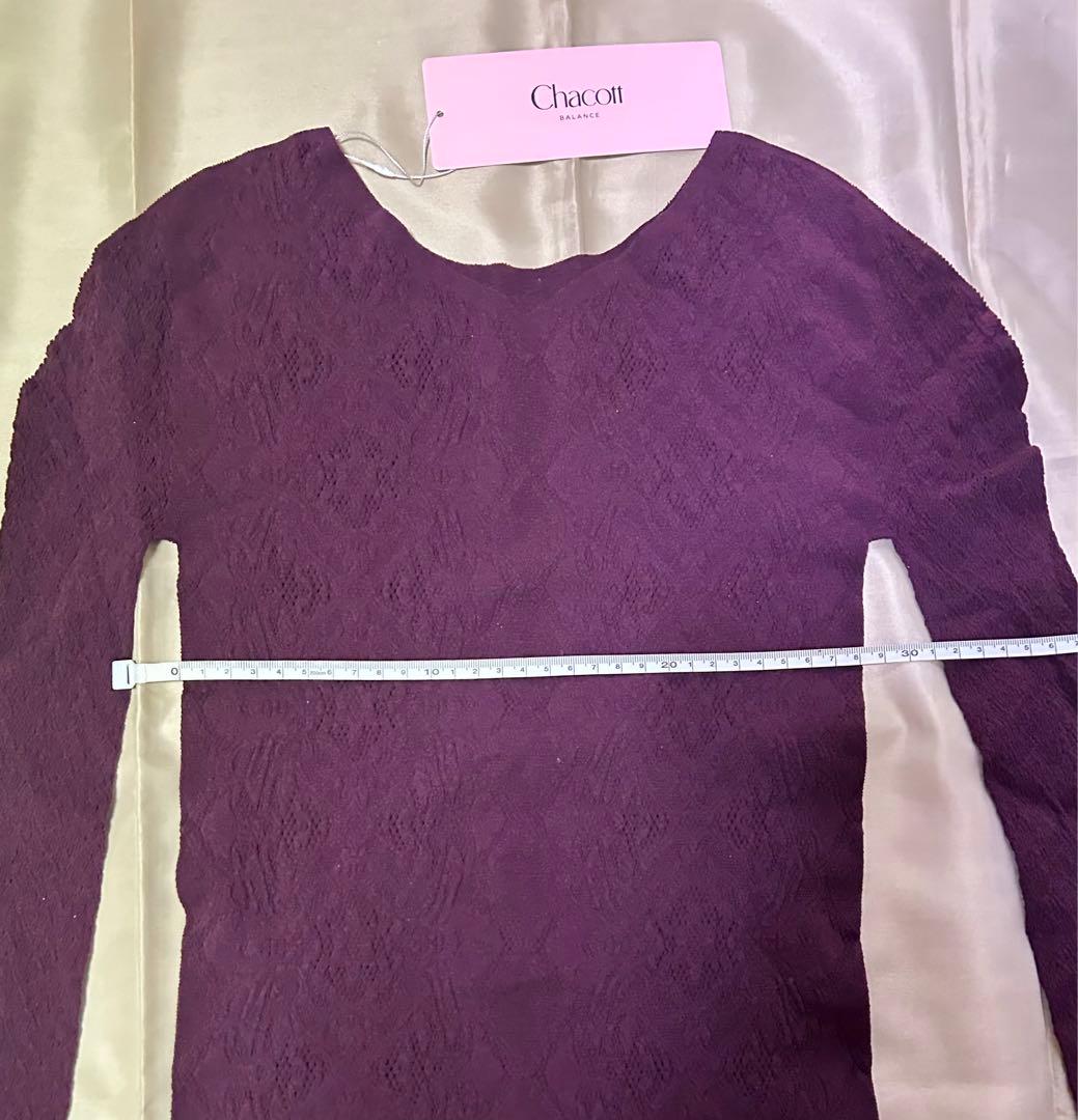 チャコット　ノーソーイング　ニットトップ　大人用Ｍサイズ（ラズベリー）