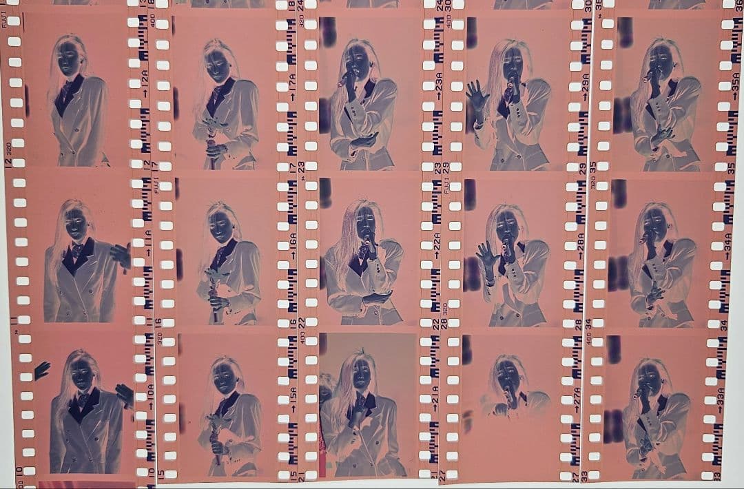 工藤静香ネガフィルム27コマ