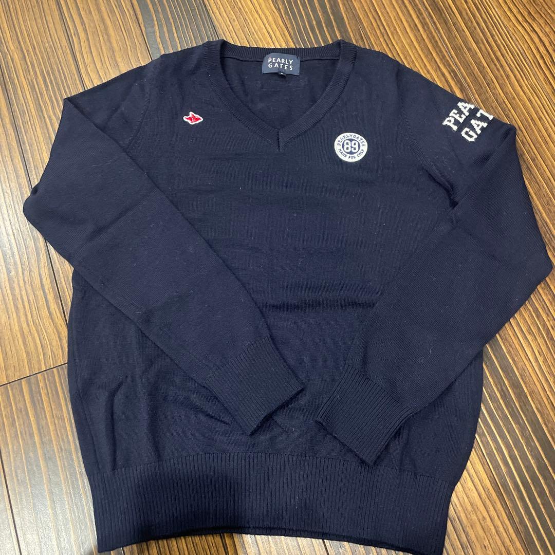 パーリーゲイツ　シンプルニット　サイズ０