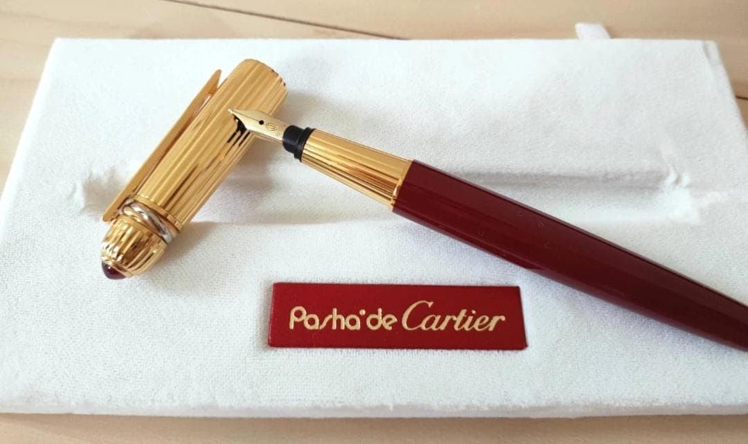新品同様 Cartier パシャ ドゥ カルティエ 18K ゴールド 万年筆
