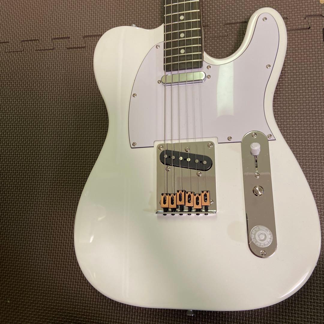 コンポーネント　テレキャスタータイプ エレキギター ホワイト