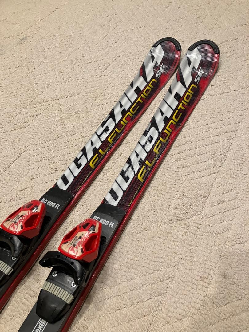 オガサカ　TC-SG 165cm スキー板 プレートRC 600 FL