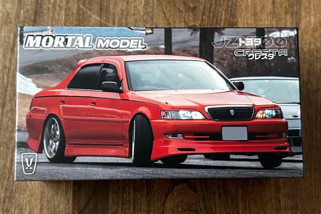 MORTAL 1/64 トヨタ クレスタ カスタム ドリ仕様 オレンジ