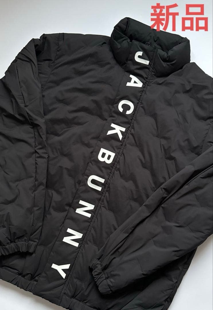 0/S 新品パーリーゲイツジ ヤックバニー中綿ジャケットブルゾン黒